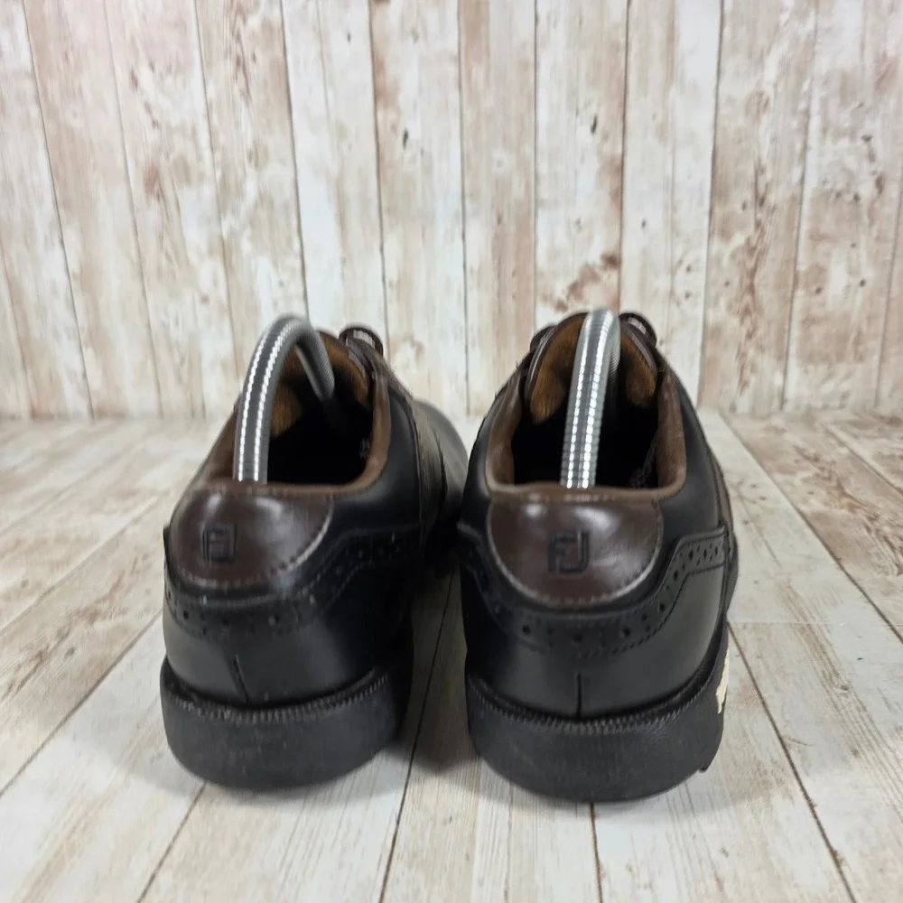 FootJoy Golf Shoes‎ Leather Saddle Oxford Spikeless Comfort 7.5M